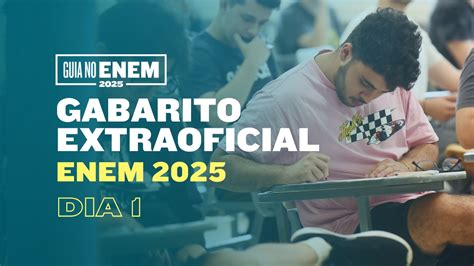 Correção Do Enem 2025 - Gabarito Enem 2025: correção extraoficial do primeiro dia | Guia do ...