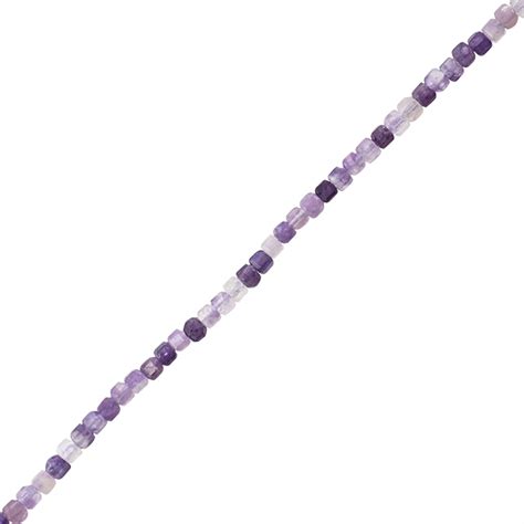 Lepidolita Cubo Facetado 2 5mm Morado Karati