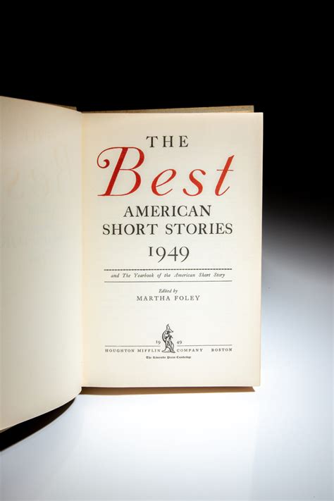 The Best American Short Stories 1949 The First Edition Rare Books