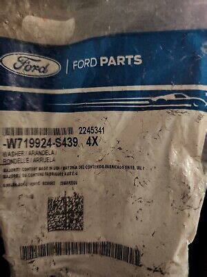 Genuine Ford Lower Control Arm Mount Bolt W719924 S439 4pc Transit Van