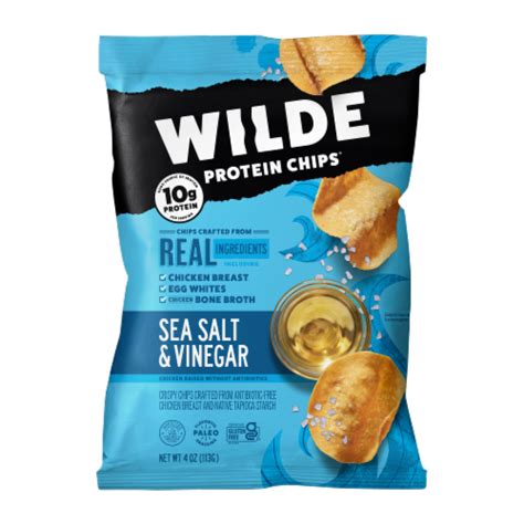 Wilde Protein Chips® Sea Salt & Vinegar Chips, 4 oz - Pick ‘n Save