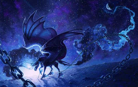 Fantasy Pegasus In Blue Space Hd Wallpaper By Earthsong9405