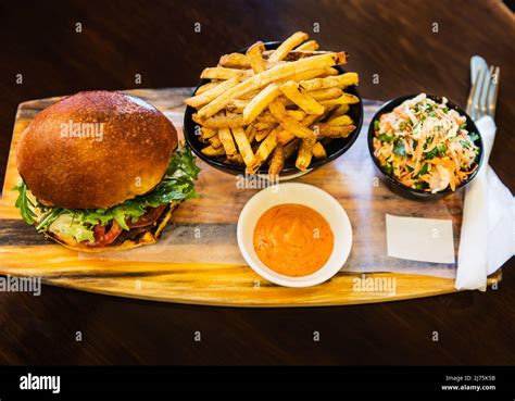 Hamburger And Fries Hi Res Stock Photography And Images Alamy