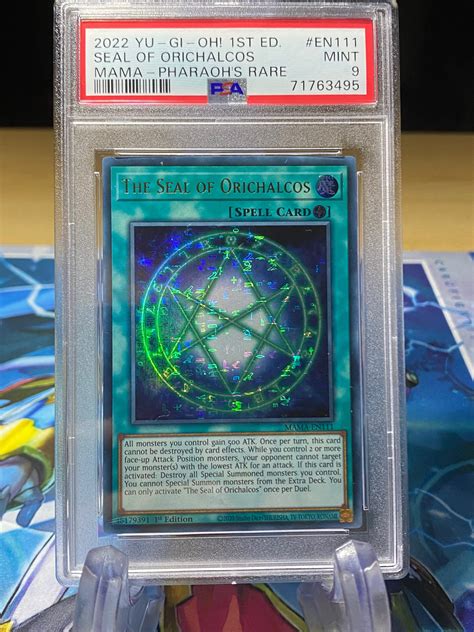 2022 Yu Gi Oh 1st Ed Seal Of Orichalcos Mama Pharaohs Rare Vendito