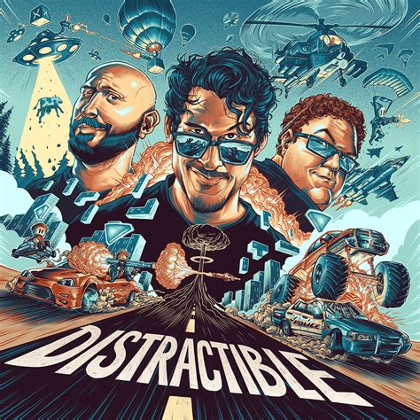 Distractible Podcast Cover Artwork Behance