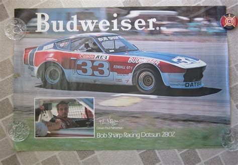 Datsun 280z Race Poster Bob Sharp Paul Newman 1732112495