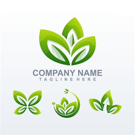 Premium Vector Natural Logo Vector Template Illustration