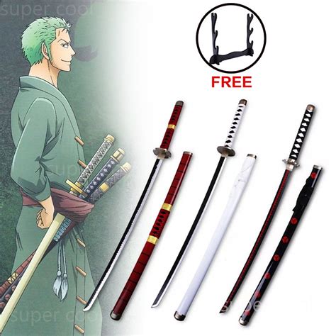 One Piece Roronoa Zoro Wood Sword Wooden Sword 104cm Luffy Cosplay