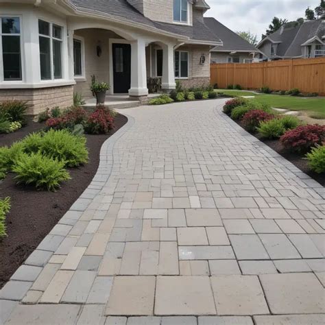 Reinvent Traditional Driveways With Concrete Pavers Stamped Concrete