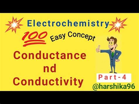 Conductance Nd Conductivity Electrochemistry Class 12 B Sc Notes