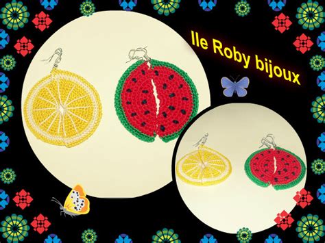 Ile Roby Bijoux Frutta All Uncinetto