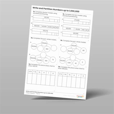 Write And Partition Numbers Up To 1 000 000 Discussion Problem Resource Classroom Secrets