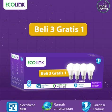 Ecolink Led Bulb Lights Buy Get E K Cool Daylight Shopee