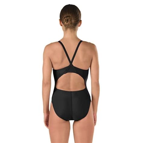 Speedo Powerflex Eco Solid Flyback Swimmers Network