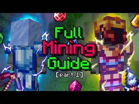 Full Mining Guide Part Gear Hypixel Skyblock Youtube