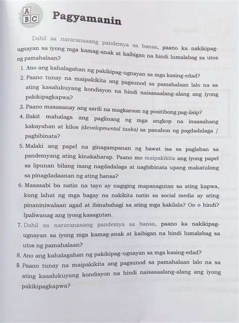 Pa Help Po Sa Esp Plss Lalakihan Kona Po Yung Points Na Ibibigay Kopo