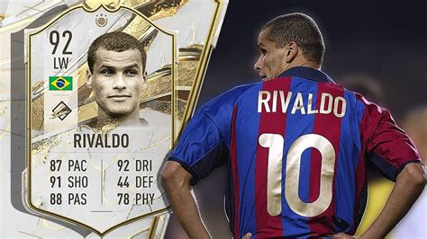 92 Prime Icon Rivaldo Player Review Fifa 23 Youtube