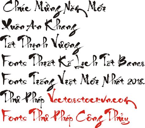 Tạo đặc trưng riêng với các font chữ thư pháp đẹp cho sản phẩm của bạn