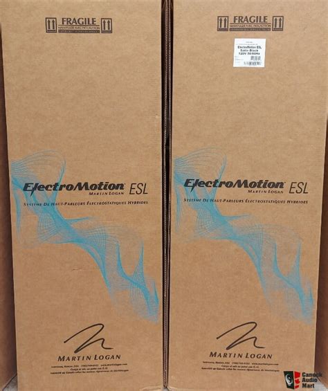 Martin Logan ElectroMotion ESL Electrostatic Speakers LIKE NEW Photo