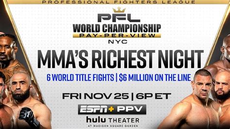 Madison Square Garden to host 2022 PFL World Championship - 'MMA's ...