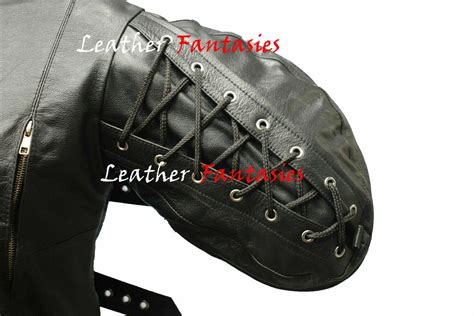 Bdsm Leather Straitjacket Leather Armbinder Bdsm Bondage Etsy