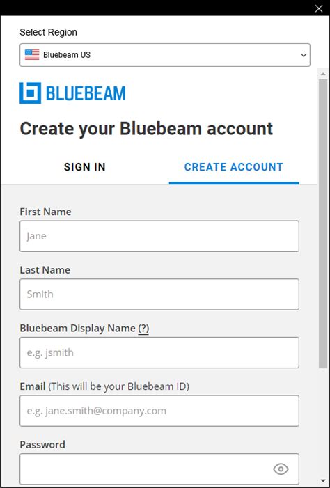 So Erstellen Sie Eine Neue Bluebeam Id Bbid Revu Bluebeam