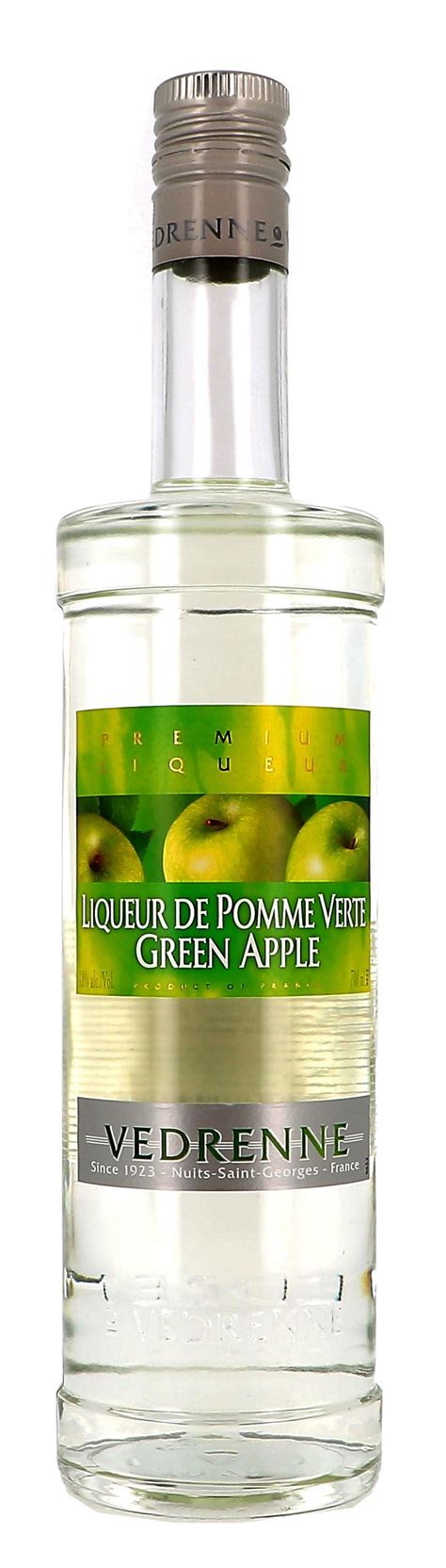 Vedrenne Creme De Pomme Verte Cl Green Apple Liqueur Nevejan