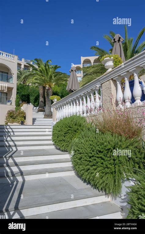 Steps Leading To Rooms In The Grounds Of The Marbella Beach Hotel