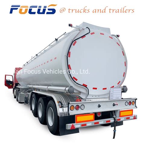 45000 Liters 3 Axles Aluminum Alloy Carbon Steel Fuel Oil Petrol Liquid