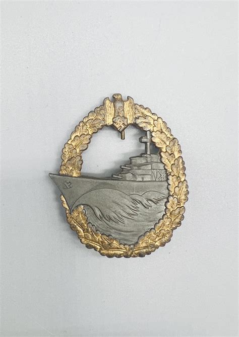 Kriegsmarine Destroyer Badge By Jfs I Ww2 German Militaria Insignia