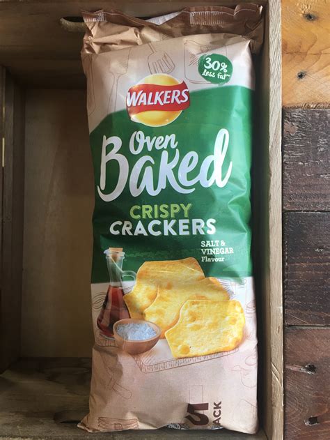 Walkers Baked Salt And Vinegar Crisps 5 Pack 5x25g And Low Price Foods Ltd