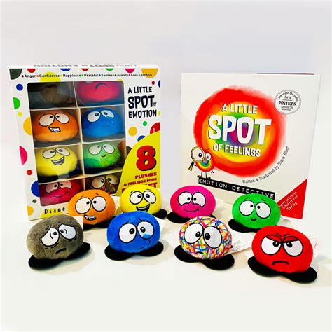 A Little Spot Of Emotion 8 Plush Toys With Feelings Book Box Set