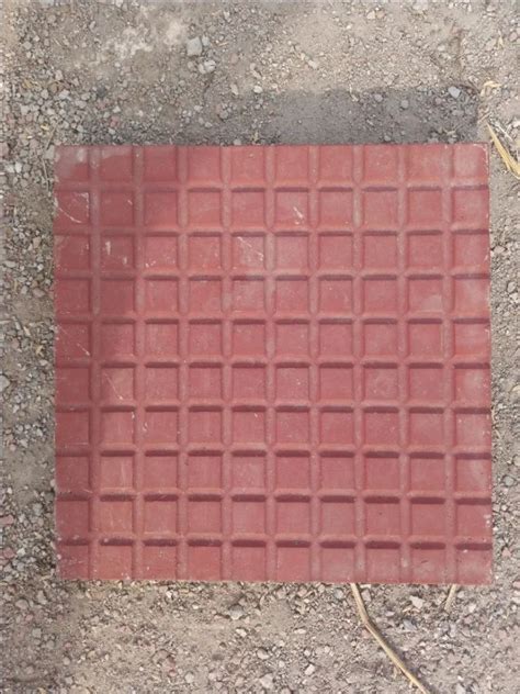 Red Flooring Chequered Tiles Size 2x2 Feet 600x600 Mm At In Ranchi