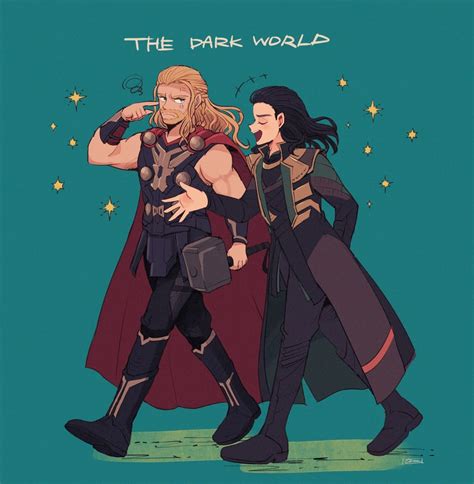 Thor And Loki Marvel And 1 More Drawn By Amazou Danbooru