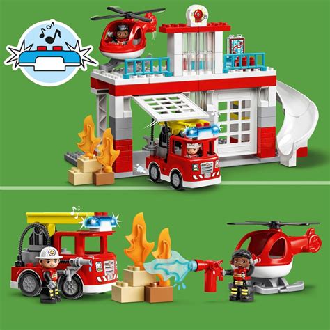 Lego® Duplo® 10970 Feuerwehrwache Mit Hubschrauber