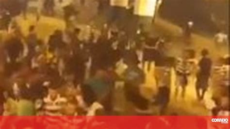 Novas imagens mostram confrontos entre polícia e adeptos do Sporting