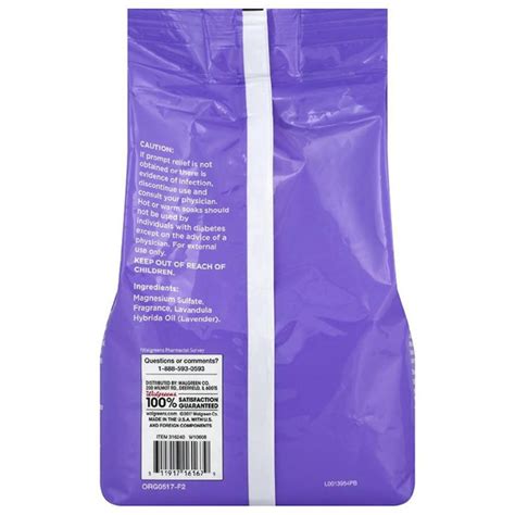 Walgreens Lavender Epsom Salt Lavender 1source