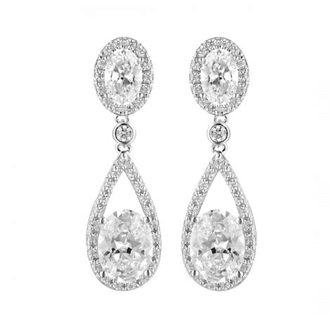 Georgini Silver Aurora Radiance Earrings Dalgleish Diamonds