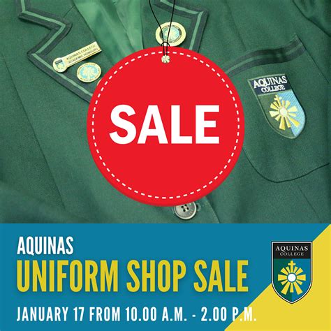 Aquinas Uniform Sale To Take Place on January 17