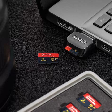 Sandisk Extreme Pro 2TB 250MB/s microSDXC UHS-I Card with Adapter ...