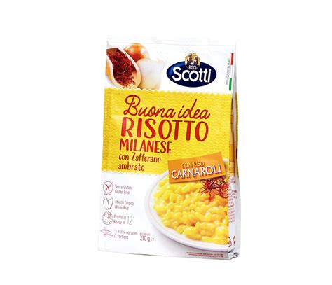 Riso Scotti Buona Idea Risotto Alla Milanese Carnaroli Reis