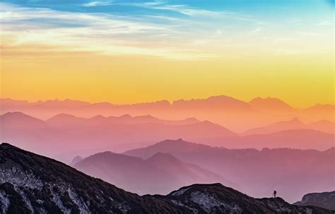 Fotos Gratis Paisaje Horizonte Monta A Nube Cielo Amanecer