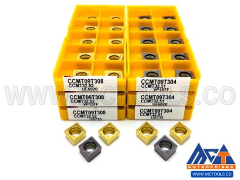 INSERTO CCMT 09T304 TORNEADO ROMBO CAJA X 10 PCS MITSUBISHI Mctools