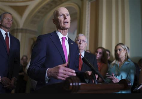 Rick Scott Amps Up Feud With Mitch Mcconnell About Gop Senate Candidates