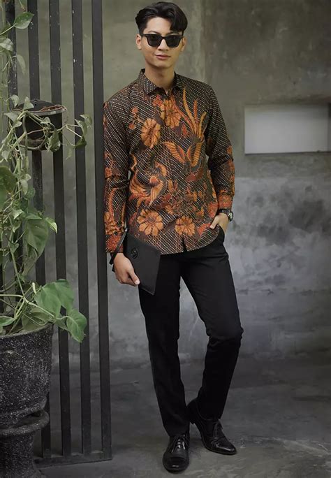 Jual Mensbatik Mensbatik Cakti Sawunggaling Kemeja Batik Slimfit Pria