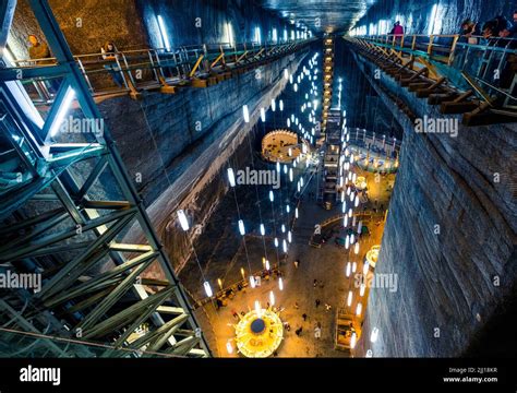 Famous Salina Turda in Romania Stock Photo - Alamy