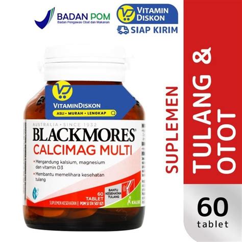 Jual Blackmores Calcimag Multi Bpom Kalbe Tab Lc Shopee Indonesia