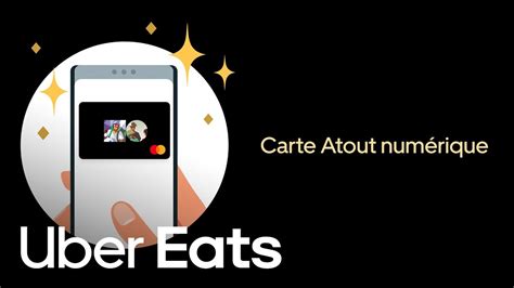 Comment utiliser la fonction Carte Atout numérique Canada Uber Eats