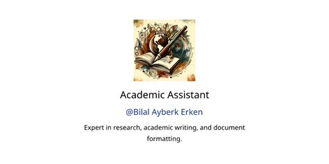 Academic Assistant Gpts Features And Functions Examples And Prompts