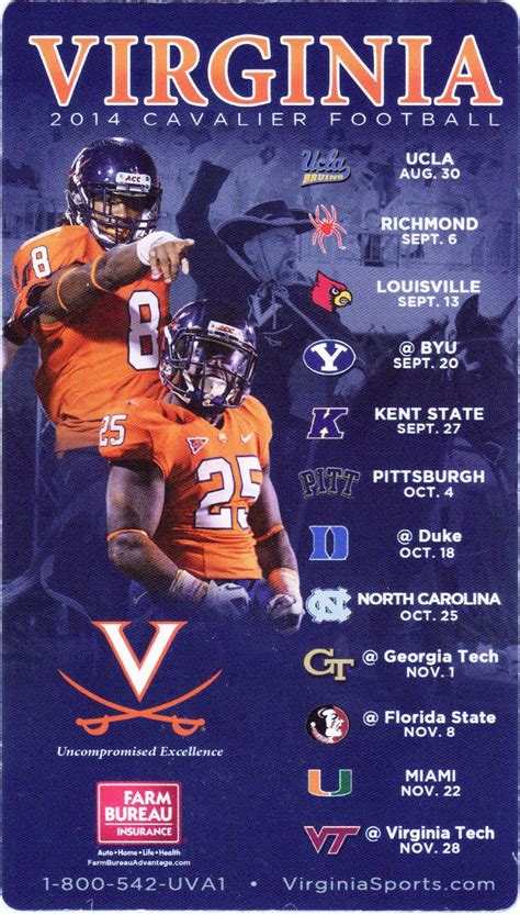 University Of Virginia Football Schedule 2024 Pdf - aurie shaylyn